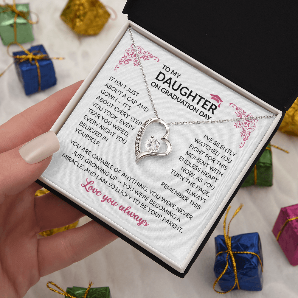 Lucky To Have You - Graduation Necklace, To My Daughter