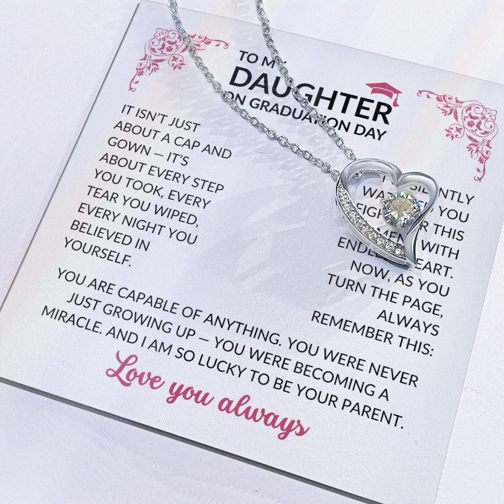 Lucky To Have You - Graduation Necklace, To My Daughter