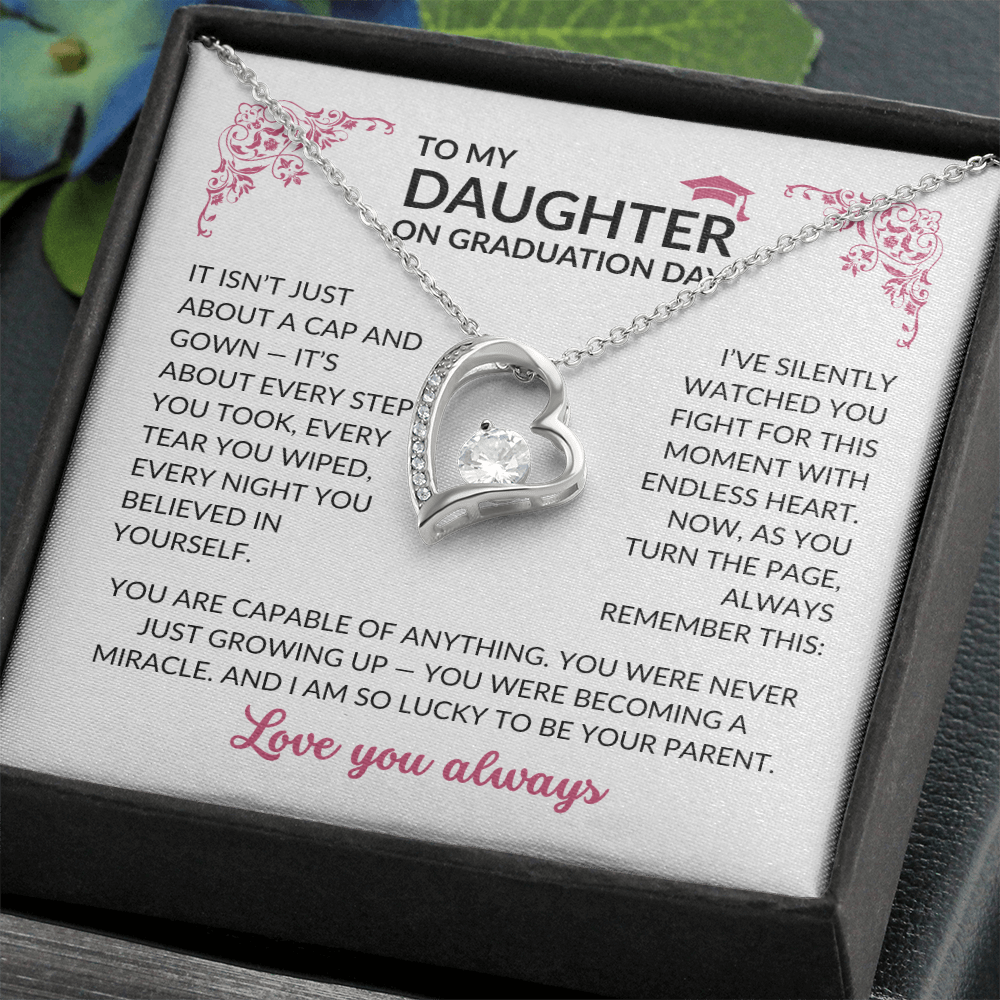 Lucky To Have You - Graduation Necklace, To My Daughter