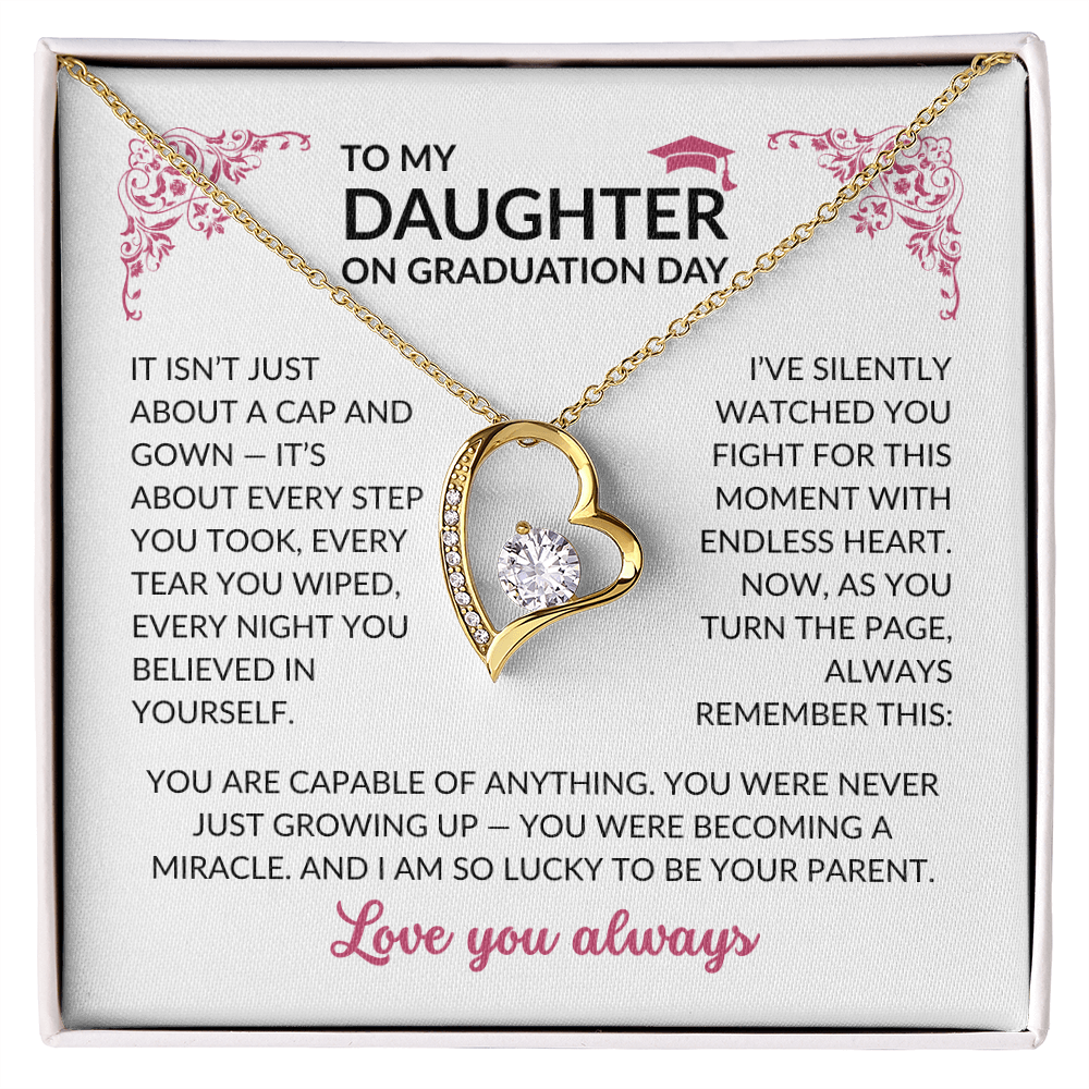 Lucky To Have You - Graduation Necklace, To My Daughter