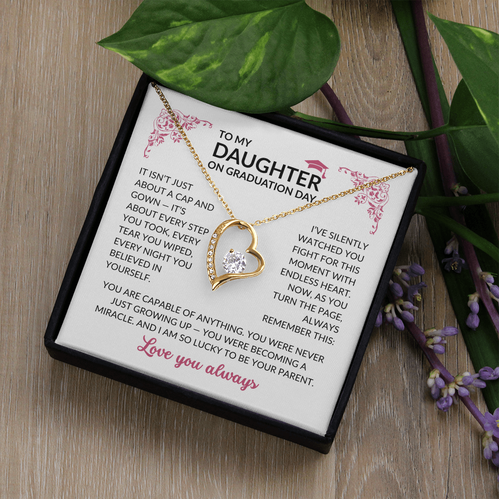 Lucky To Have You - Graduation Necklace, To My Daughter
