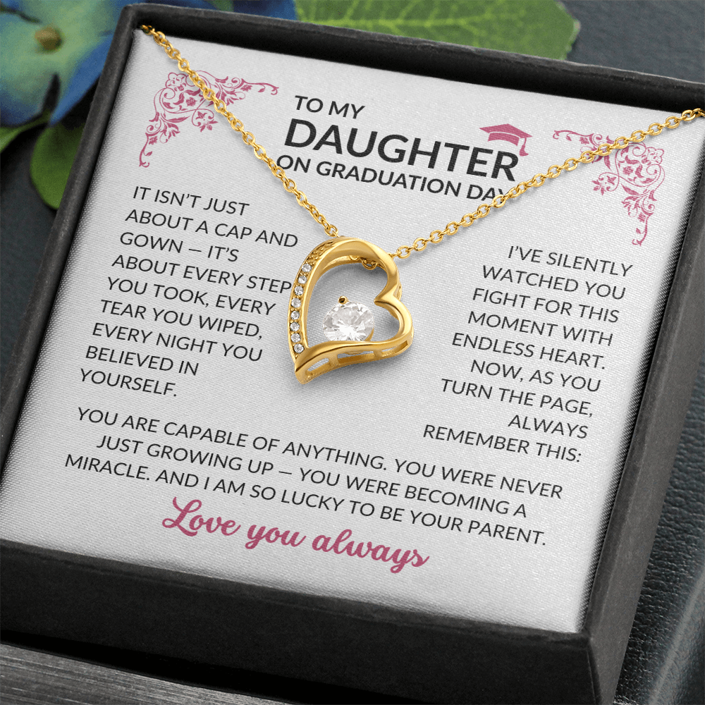 Lucky To Have You - Graduation Necklace, To My Daughter