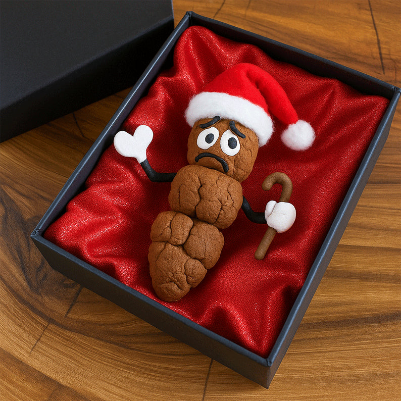 Funny Christmas Poop Emoji Ornaments