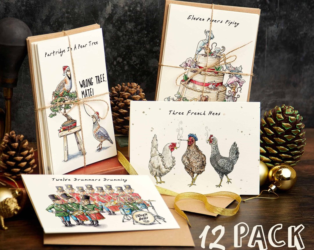 🔥Christmas Pre-Sale 40% OFF🔥-Twelve Days Of Christmas Card Set