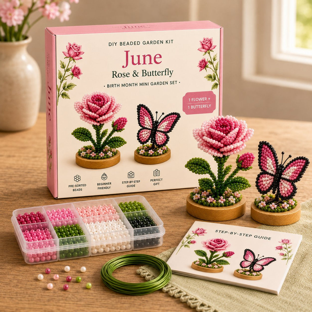 Birth Month DIY Beaded Garden Keepsake Kit