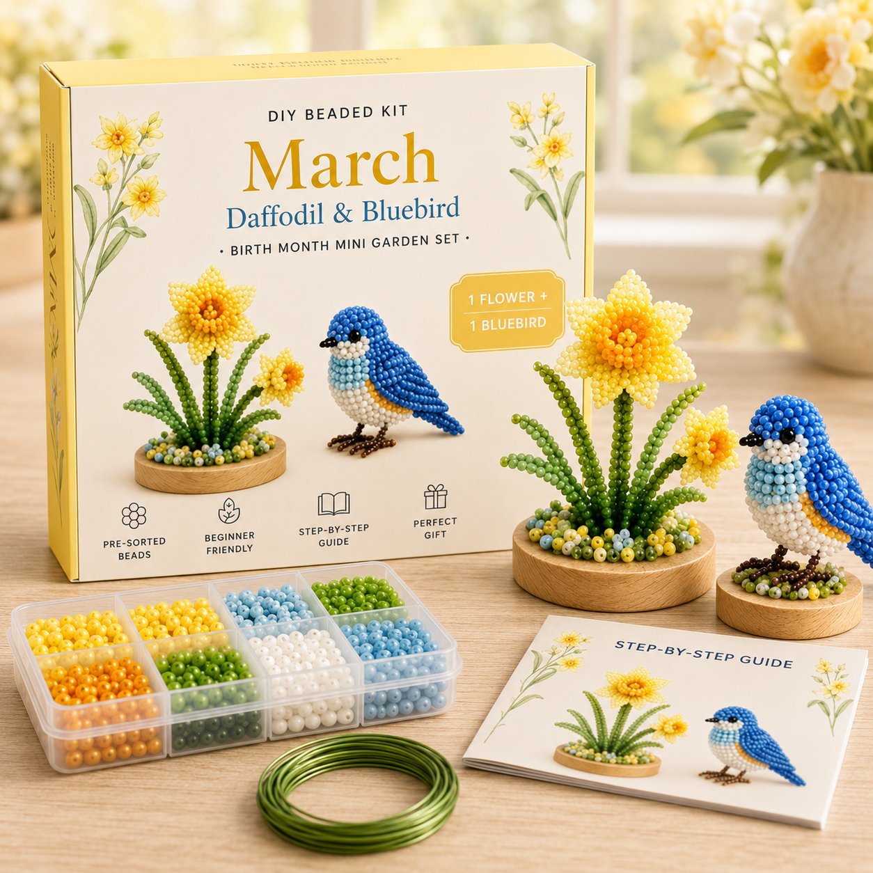 Birth Month DIY Beaded Garden Keepsake Kit