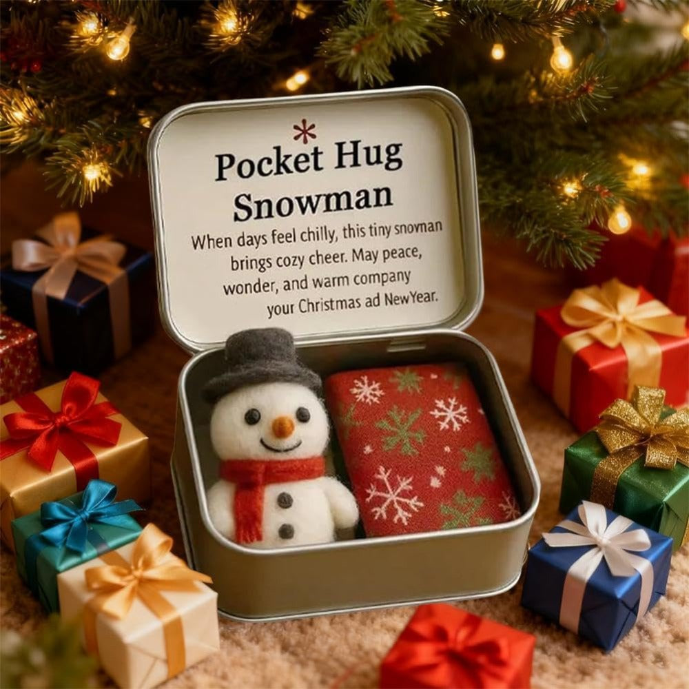 Handmade Pocket Hug Felt Plush Christmas Gift