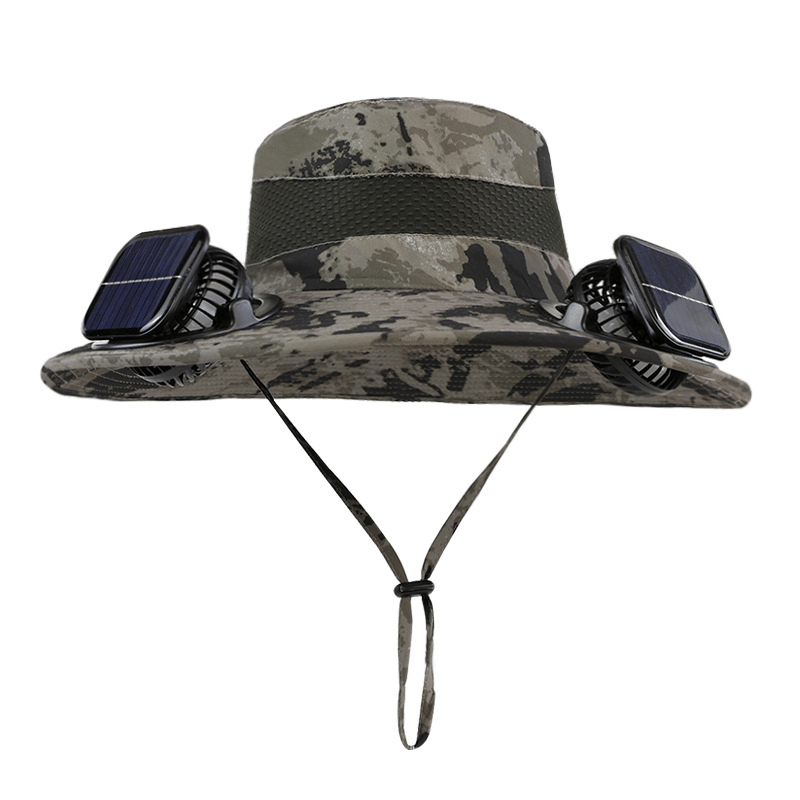 Solar-Powered Outdoor Fan Hat 🔥 – The ultimate gift for dads!