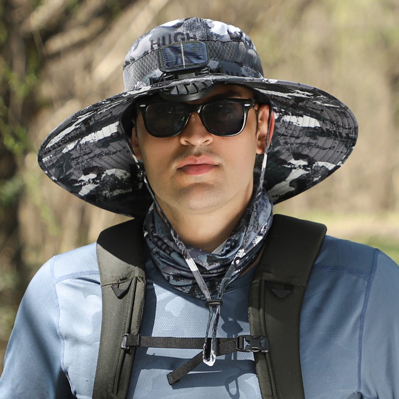 🎁Best father‘s Day Gifts❤2026 New Ultralight Solar Fan Sun Hat 🌞– Lighter Than a Baseball!⚾(Only 11oz)