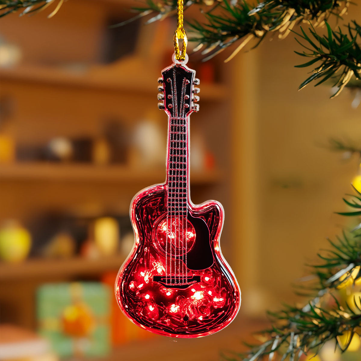Guitar Christmas Ornament