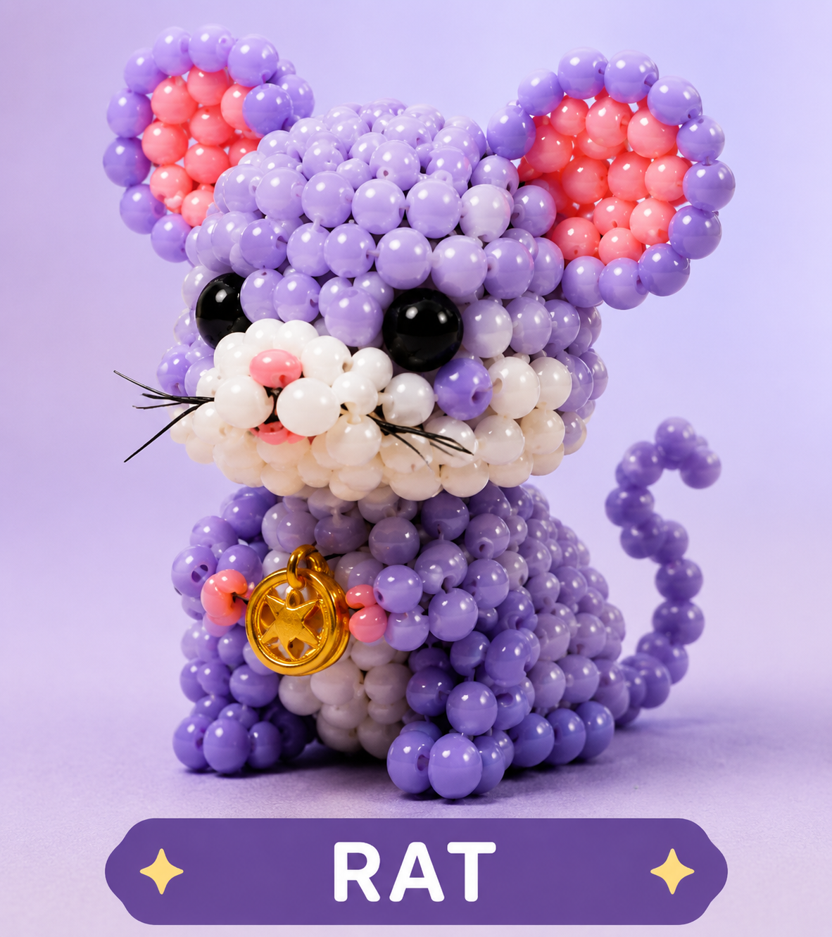 🔥 Last Day 57% OFF ＆ Buy 3 Get 1 Free✨ 12 Zodiac Beaded Animals DIY Kit