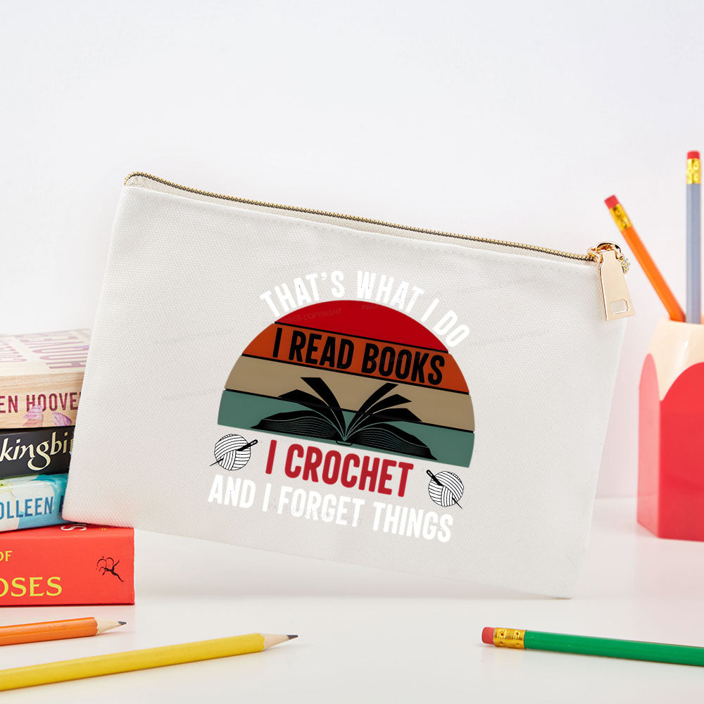 Pagewings Crochet And I Forget Things Pouch