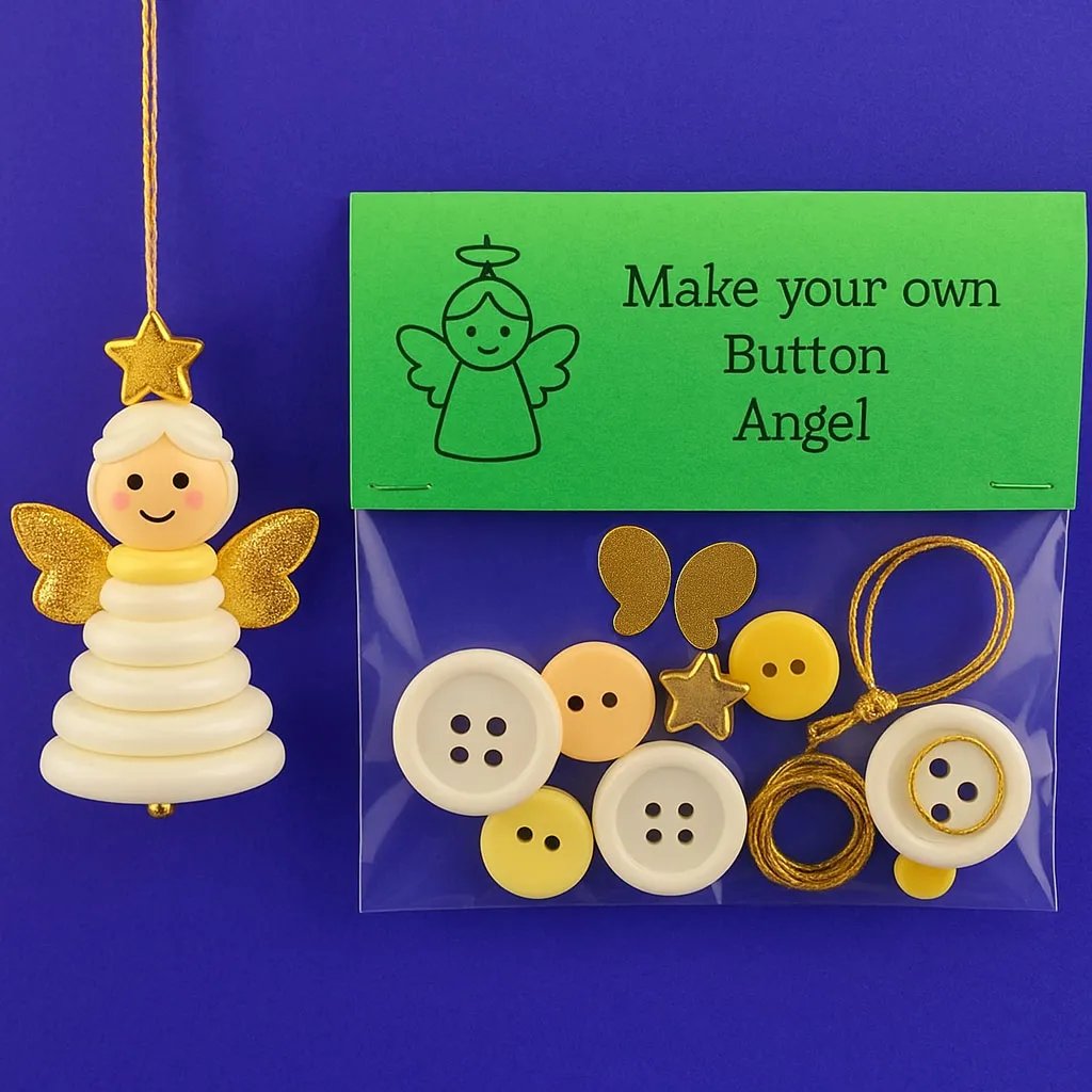 🎉BUY 3 GET 2 FREE OFFER (Add 3 items to the cart)_☃️DIY Button Snowman Ornament Kit