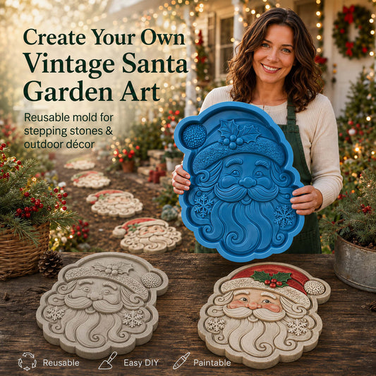 🌲 Reusable Christmas Theme Garden Art Mold – Make Your Garden Truly One of a Kind