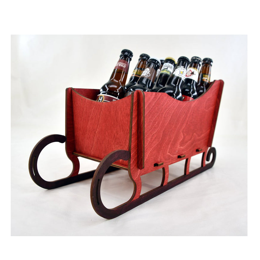 🦌🛷Deer And Sleigh Beer Holder - Perfect Christmas Gift