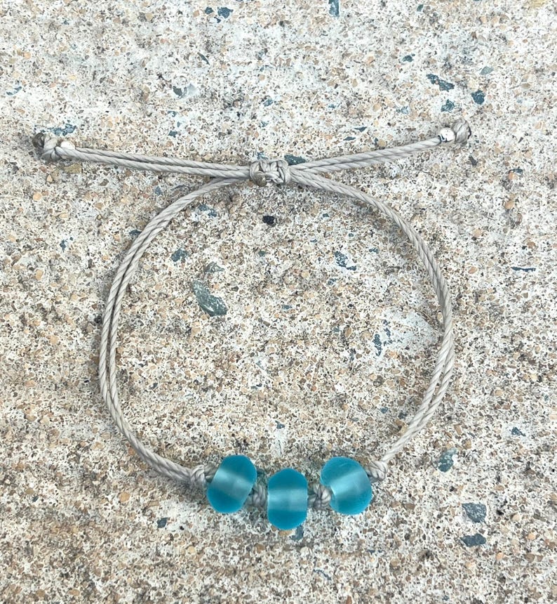 Soul Sister Bracelet Sea Glass Bead Bracelet