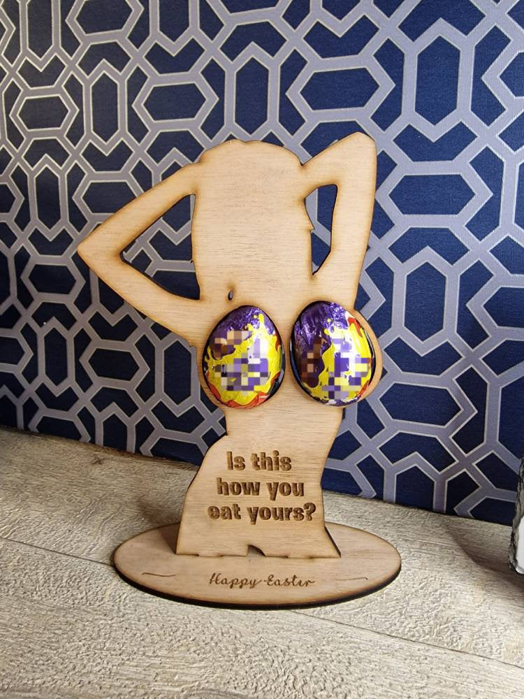 🤣Novelty Easter Willy Egg Holder🐰