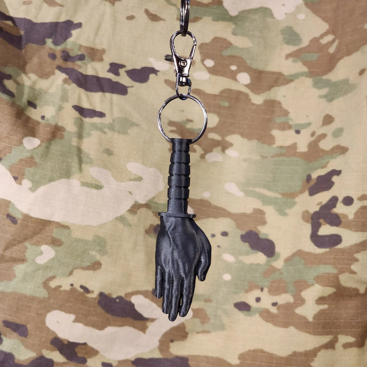 Knife Hand Keychain - Great Military gift for Army, Marines, Navy, Airforce