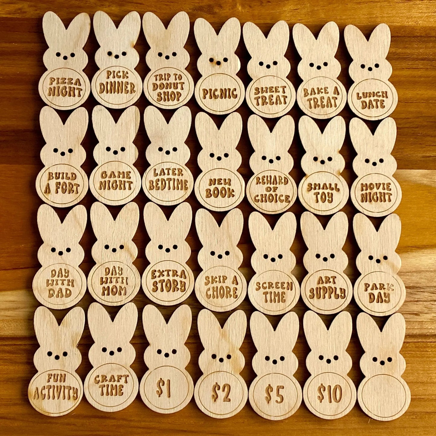 🥰Easter Kids Reward Bunny Tokens