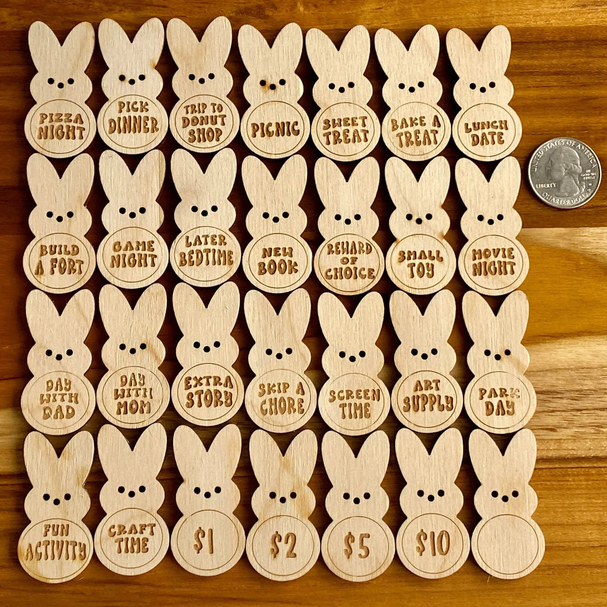 🥰Easter Kids Reward Bunny Tokens