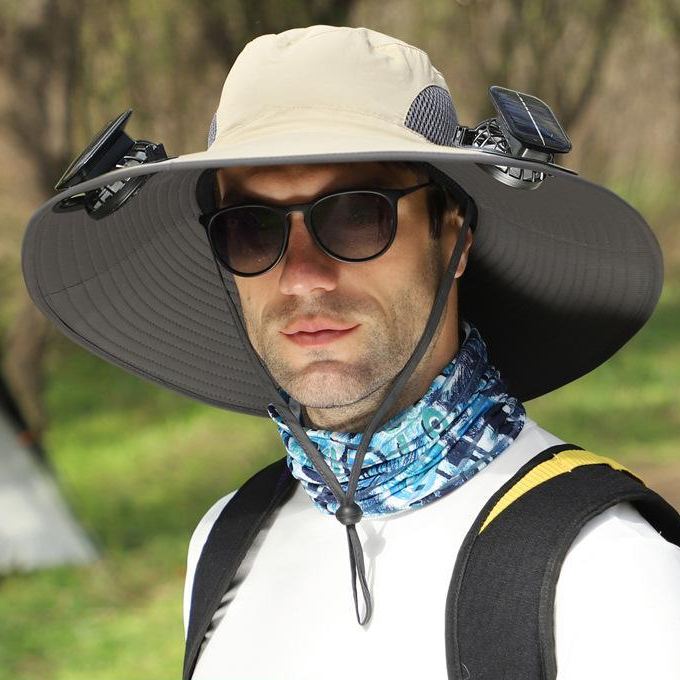 🎁Best father‘s Day Gifts❤2026 New Ultralight Solar Fan Sun Hat 🌞– Lighter Than a Baseball!⚾(Only 11oz)