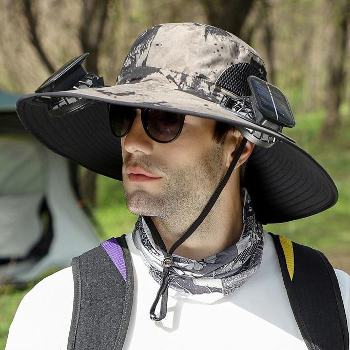 🎁Best father‘s Day Gifts❤2026 New Ultralight Solar Fan Sun Hat 🌞– Lighter Than a Baseball!⚾(Only 11oz)