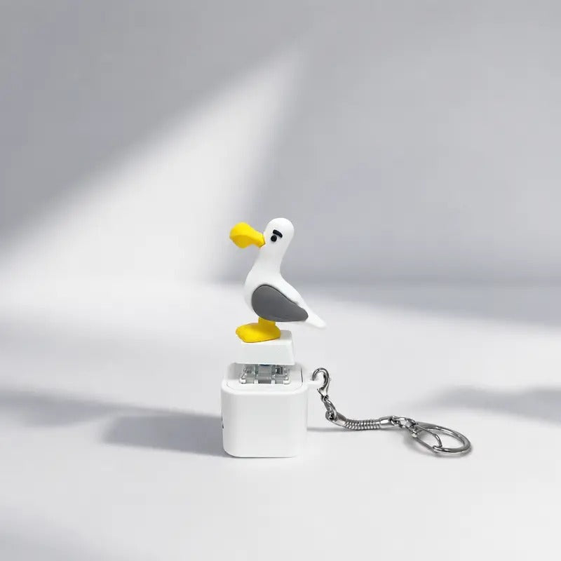🔥Last Day 50% OFF🔥 - 🐦Seagull MINE! Button Keychain