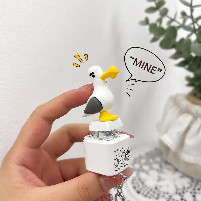 🔥Last Day 50% OFF🔥 - 🐦Seagull MINE! Button Keychain