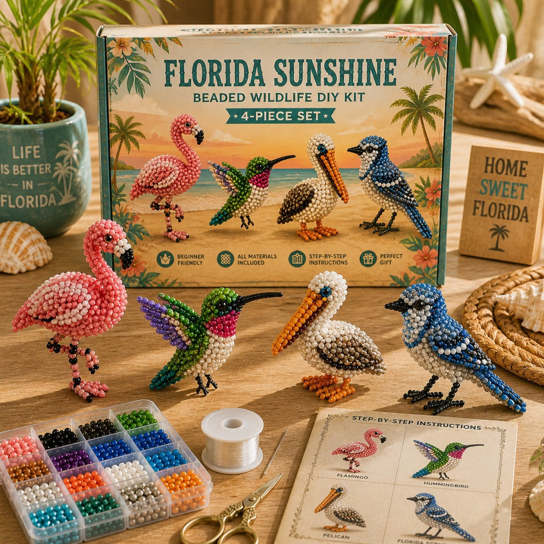 3D Beaded DIY Craft Kits – 24 Unique Themes Collection