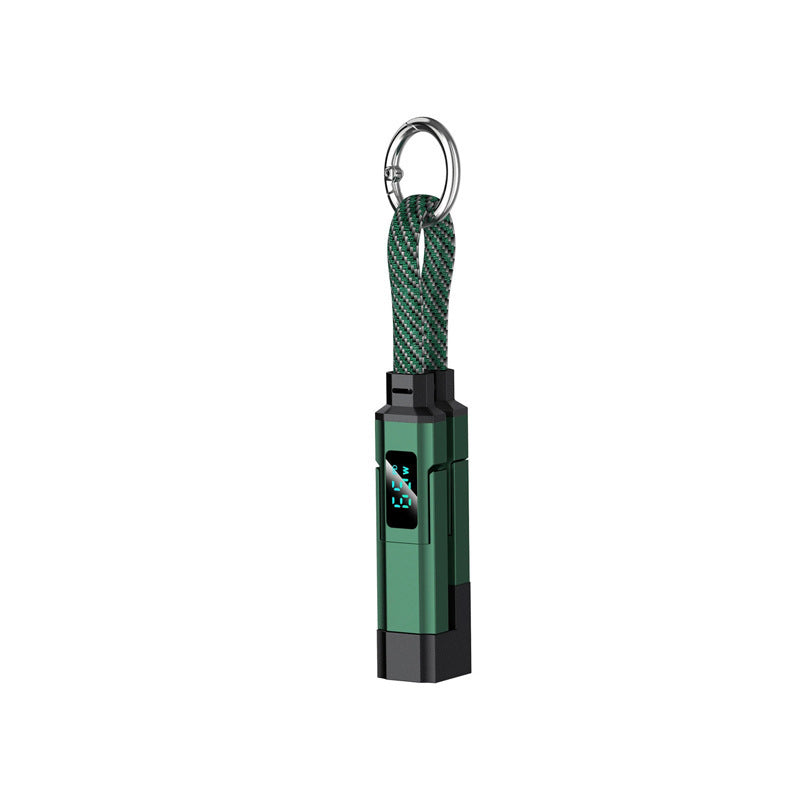 🔥HOT SALE 50% OFF🔥4-in-1 Digital Display Keychain Charging Cable